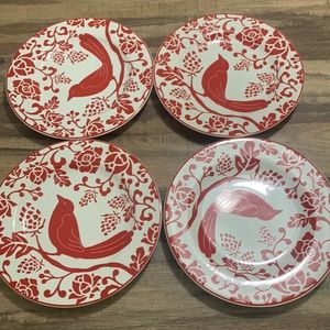 Pier 1      Two(2)  stoneware desert/salad plates